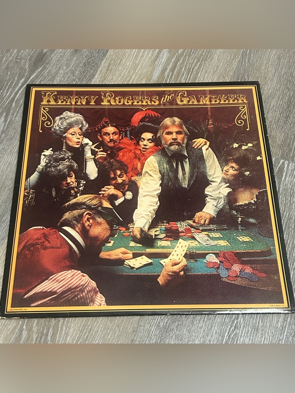 VTG Kenny Rogers The Gambler Vinyl Record LP Album 1978 Vintage Country Music